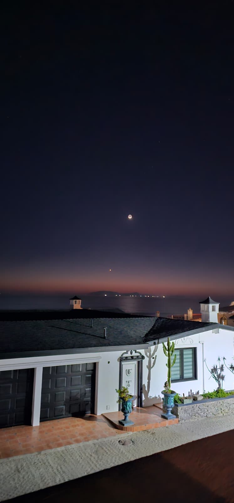 Moonrise over the community